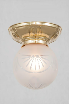 PANNON 8/22 - Brass ceiling light by Patinas Lighting - view 3